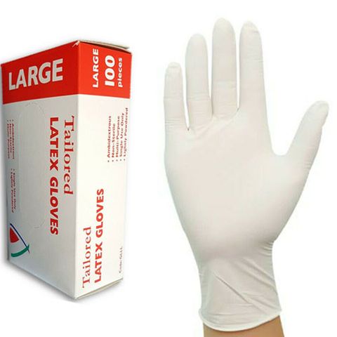 LATEX GLOVES - LIGHTLY POWDERED