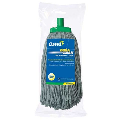 GREEN DURACLEAN MOP HEAD 400g
