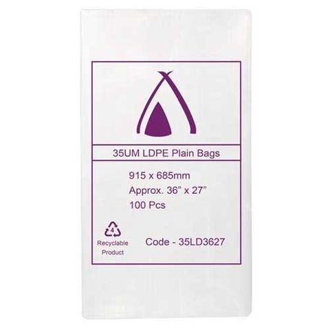 LDPE 36'X27' BIO DEGRADABLE BAGS (500)