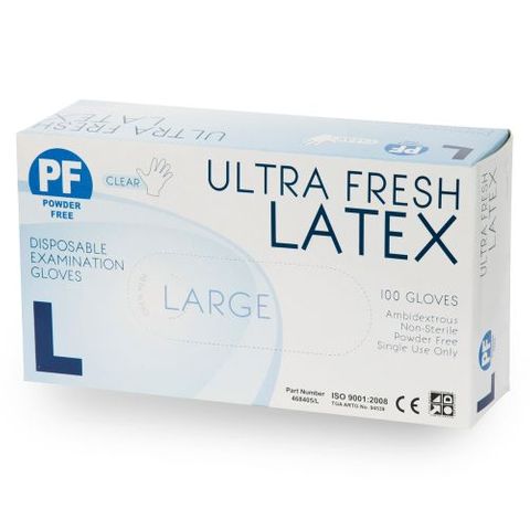 LATEX GLOVES - POWDER FREE