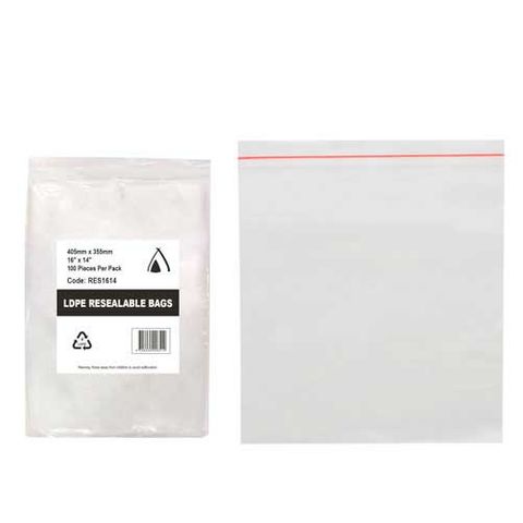 RESEALABLE BAG 405 X 355 PKT/100