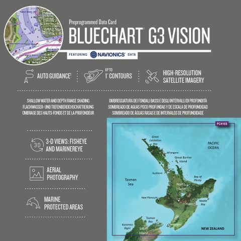 North Island Blue Chart G3 Vision