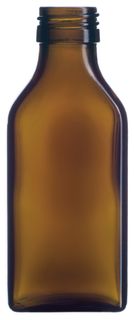 100ml PP28 Amber Glass Flasche