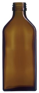 200ml PP28 Amber Glass Flasche