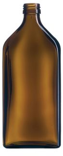 500ml PP28 Amber Glass Flasche