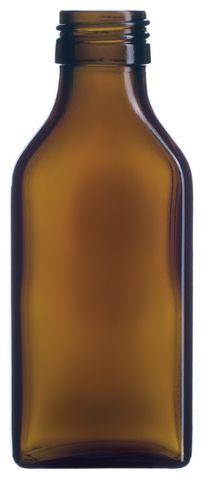 Sample of 100ml PP28 Amber Glass Flasche