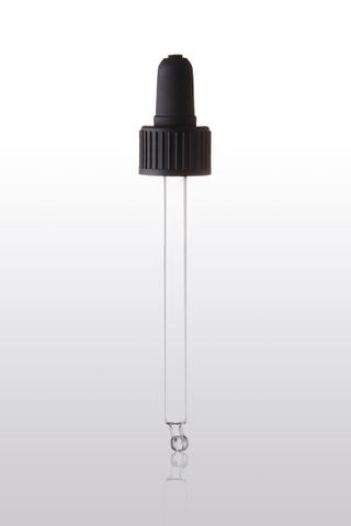 Sample of GL18 Pipette Black 0.7ml TPE Bulb Black to suit #AF50