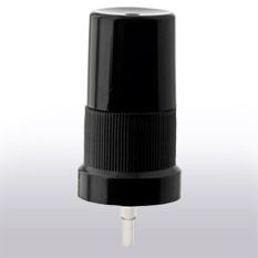 Sample of Spray Cap Black, Dosage 0.10ml (for MIRON Orion DIN18 Bottles)