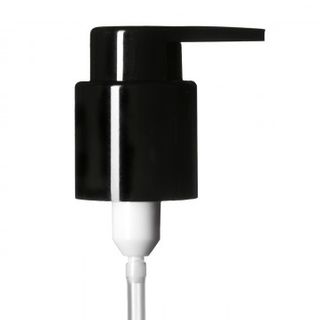 Lotion Pump Extended Nozzle Black (for GCMI 24/410 Bottles)