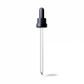 TE III Pipette Black, 1.0ml CB Bulb, Glass Stem (for 100ml Orion Bottle)