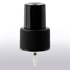 Sample of Spray Cap Black, Dosage 0.14ml, Overcap (for MIRON Draco GCMI24 Bottles)