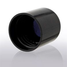 Sample of Screw cap black with violet sealing element (for 200ml Draco GCMI 24/410 Bottle)