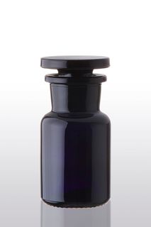Sample of 50ml Libra MIRON Violetglass Apothecary Jar & Polished Stopper (rinse before use)