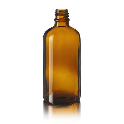 Sample of 100ml DIN168 Amber Glass Bottles