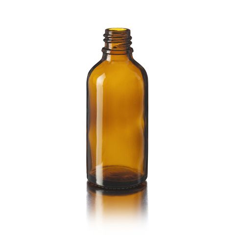 50ml RD18 SH Amber Glass Bottles