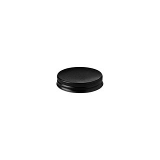 Screw cap Clio 168, 53/400, tinplate, black, violet inlay (Saturn/Viola 150)