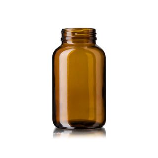 Sample of 250ml Juniper Amber Glass 45/400 Vitamin Jar