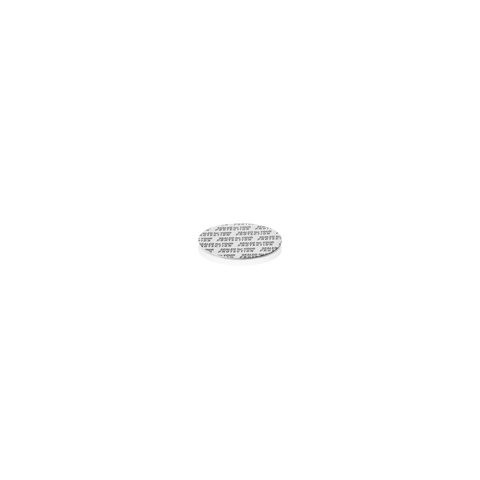 Sample of Pressure sensitive seal, 44mm, white, tabs, black text (Juniper 150/200/250), for dry products only