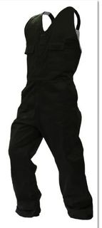 WORKWEAR SAFE T TEC OVERALL EASY ACTION 300GSM CTTN BLACK