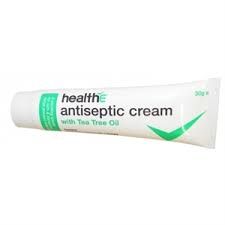 FIRST AID HEALTHE  ANTISEPTIC CREAM TUBE WITH TEA TREE30GM