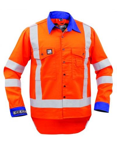 WORKWEAR BISON ARCGUARD SHIRT 11CAL TTMC-W17 ROY/OR (FSBCNLW)