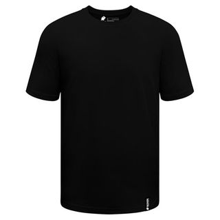 WORKWEAR BISON T-SHIRT ANTI-MICROBIAL WICKING RECYCLED POLY BLK