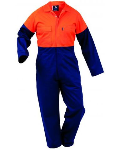 WORKWEAR BISON WORKZONE OVERALL DAY ONLY CTTN DOME OR/NA (DODCO) 76R