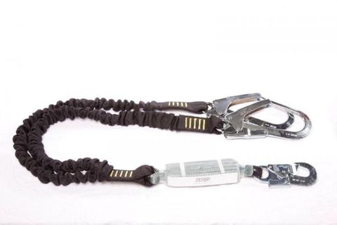 HEIGHT SAFETY PBI SCAFFPRO DOUBLE ELASTICATED LANYARD W SCAF HOOK ABM-2T5E
