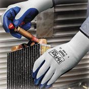 GLOVES ANSELL HYFLEX NBR PM CT NITRILE PU BD PAIR