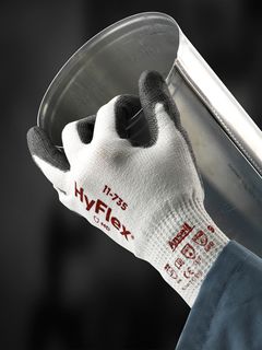 GLOVES ANSELL HYFLEX LIGHTWEIGHT CUT 5 PU COAT GLOVES PAIR