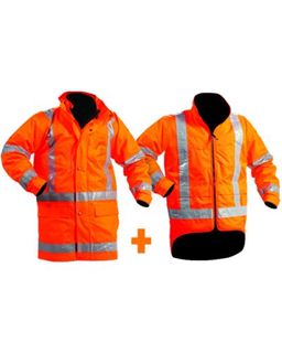RAINWEAR BISON STAMINA JACKET TTMC-W17 5-IN1 VEST COMBO OR (JTP5N1)