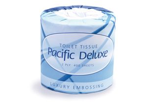 PAPER PACIFIC DELUXE TOILET ROLL 2 PLY 400 S CTN
