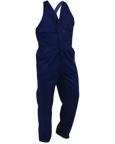 WORKWEAR BISON OVERALL EASY ACTION P/C ZIP NAVY (EAZPC) -80R