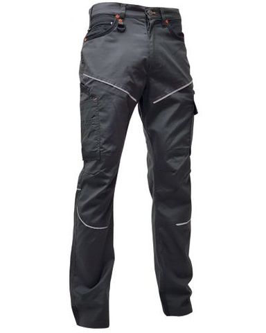 WORKWEAR BISON CARGO TROUSER L/W STRETCH PC CHARCOAL (TRBPCLW)