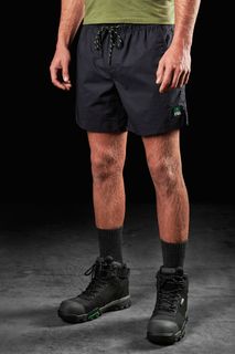 WORKWEAR FXD DRAWSTRING SHORTS BLACK SIZE 36