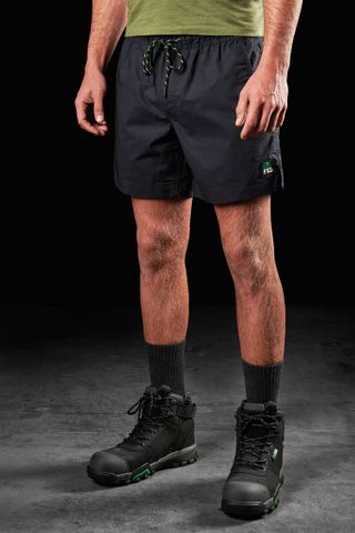 WORKWEAR FXD DRAWSTRING SHORTS BLACK SIZE 28