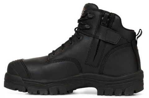 BOOTS OLIVER 45640Z 130MM BLACK ZIP SIDED HIKER PAIR