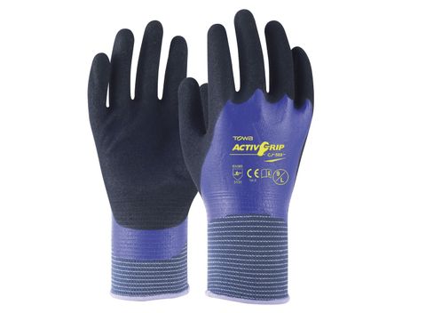 GLOVES ESKO ACTIVGRIP NITRILE DOUBLE FULL DIP PAIR