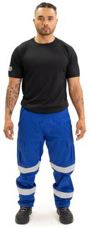WORKWEAR BISON ARCGUARD TROUSER FR 11CAL 240GSM TAPED ROYAL (I-TNBCNFR)
