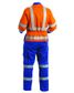 WORKWEAR BISON ARCGRD OVERALL FR 11CAL D/N ZIP RB/OR (FTPCNLW) SZ05