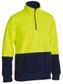 WORKWEAR BISLEY FLEECE HALF-ZIP PULLOVER HIVIS