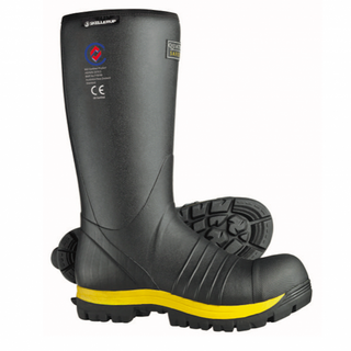 GUMBOOT SKELLERUP QUATRO SAFETY KNEE HIGH BOOT SIZE 8