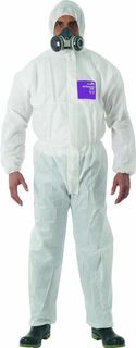 DISPOSABLE MICROGARD COVERALL 1500 WHITE M