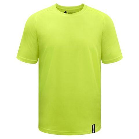 WORKWEAR BISON T-SHIRT DAY ONLY ANTI-MICROBIAL RECYCLED POLY YEL (29005)
