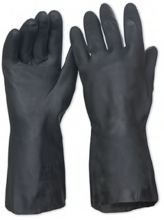 GLOVES PRO BLK NEOPRENE CHEMICAL RESISTANCE