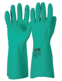 GLOVES PARAMOUNT NITRILE FLOCK LINED CHEMICAL PAIR