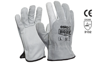 GLOVES ESKO SPLIT BACK COWGRAIN RIGGER PAIR