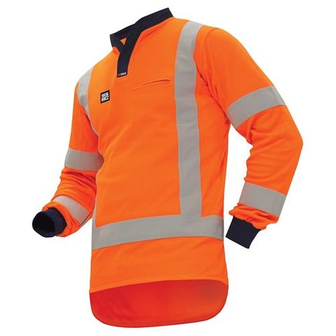 WORKWEAR BISON ARCGUARD POLO L/S F/R 10CAL TTMC-W17 INHERATEX