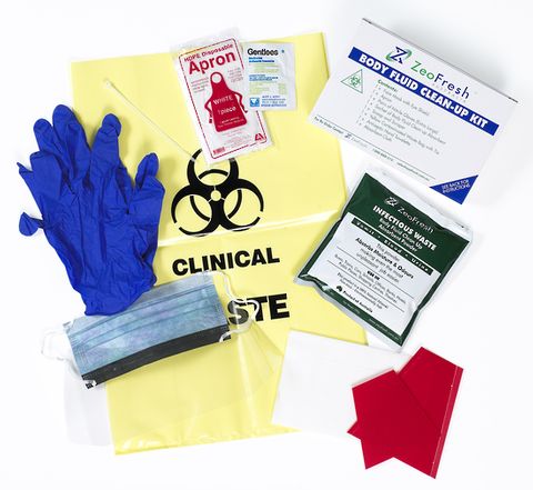 ENVIRONMENTAL HAZERO BODY FLUID CLEAN UP KIT EA
