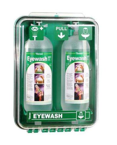 FIRST AID TOBIN DUST PROTECTED CABINET - TWO BOTTLES